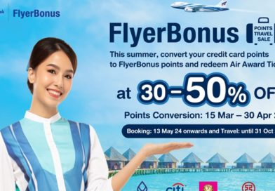 Bangkok Airways FlyerBonus invites members to redeem credit card points