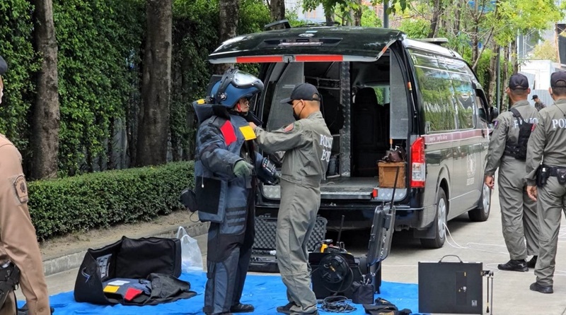 Bomb-like object found in front of iCon Group’s office