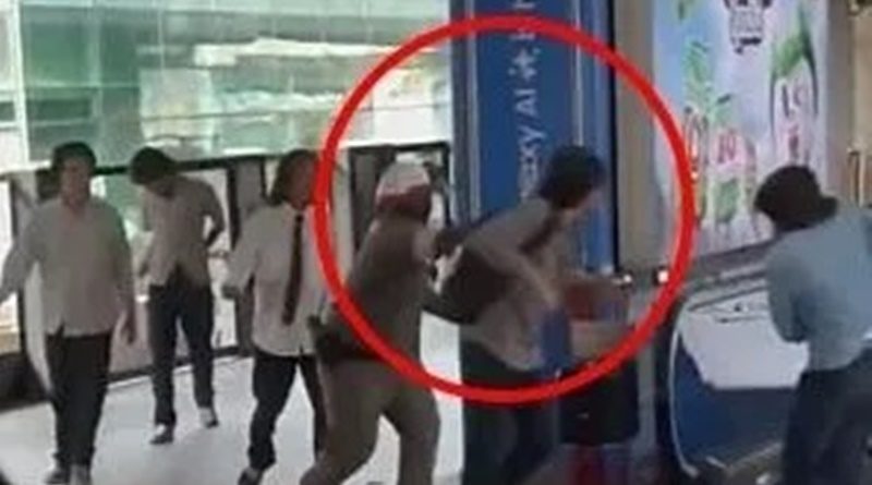 Chaos as vocational students brawl at BTS station